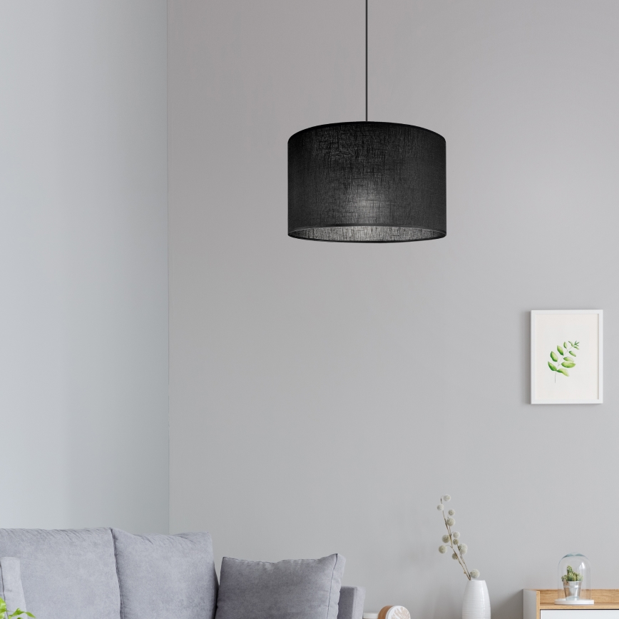 Brilagi - LED Lámpara colgante con cable ANTHONY 1xE27/60W/230V roble nogal/negro