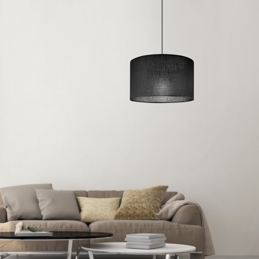 Brilagi - LED Lámpara colgante con cable ANTHONY 1xE27/60W/230V roble nogal/negro