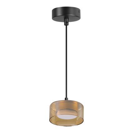 Brilagi - LED Lámpara colgante AURA LUX con cable 1xGX53/30W/230V negro/dorado