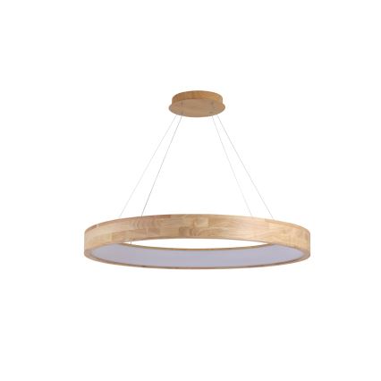 Brilagi - Lámpara colgante LED con cable FALCON WOOD LED/60W/230V 3000/4000/6000K Ø 80 cm madera