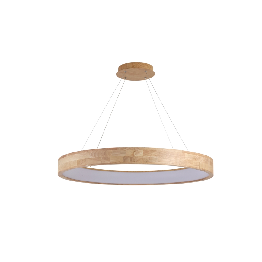 Brilagi - Lámpara colgante LED con cable FALCON WOOD LED/60W/230V 3000/4000/6000K Ø 80 cm madera