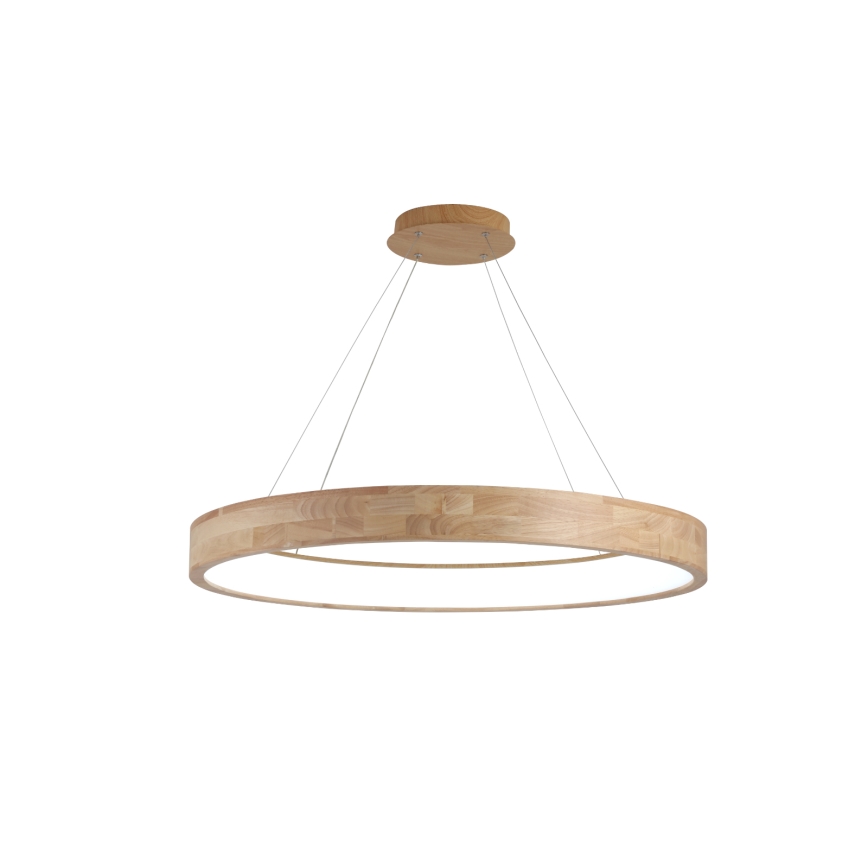 Brilagi - Lámpara colgante LED con cable FALCON WOOD LED/60W/230V 3000/4000/6000K Ø 80 cm madera