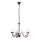 Brilagi - LED Lámpara colgante con cadena COTTAGE 3xG9/40W/230V marrón/blanco