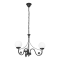 Brilagi - LED Lámpara colgante con cadena COTTAGE 3xG9/40W/230V negro/blanco