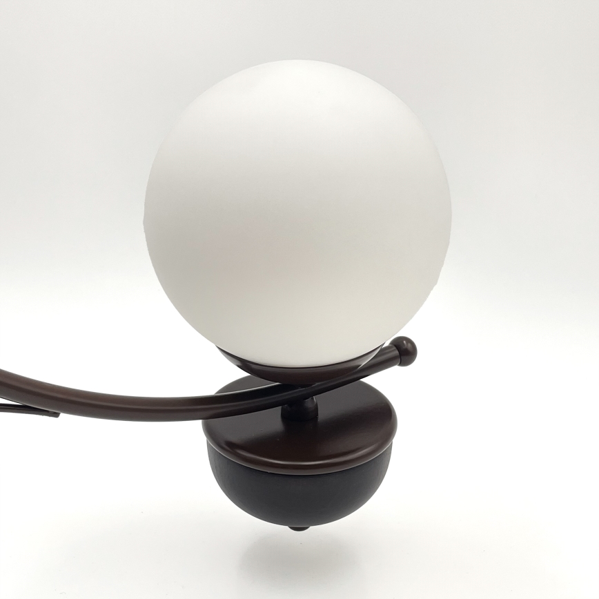 Brilagi - LED Lámpara colgante con cadena COTTAGE 3xG9/40W/230V roble/blanco