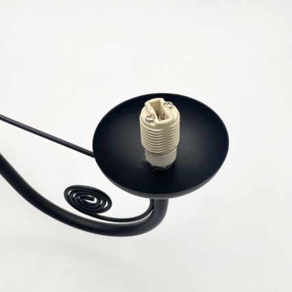 Brilagi - LED Lámpara colgante con cadena COTTAGE 5xG9/40W/230V negro/blanco