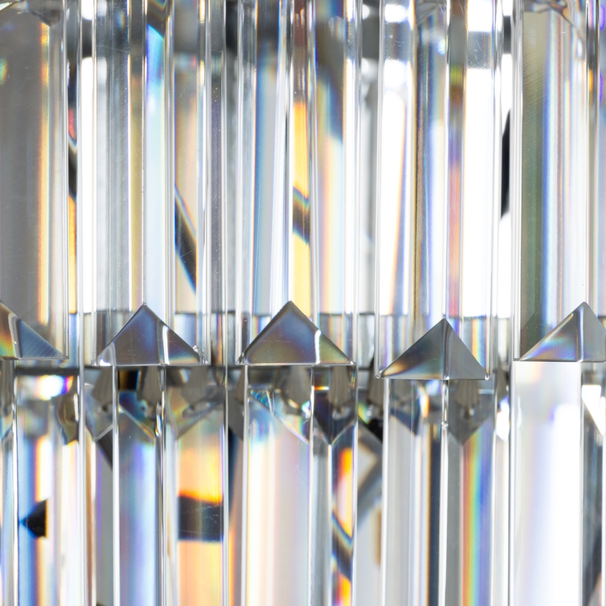 Brilagi - LED Lámpara colgante de cristal MOZART 5xE14/40W/230V cromo brillante