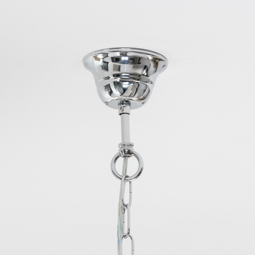 Brilagi - LED Lámpara colgante de cristal MOZART 5xE14/40W/230V cromo brillante