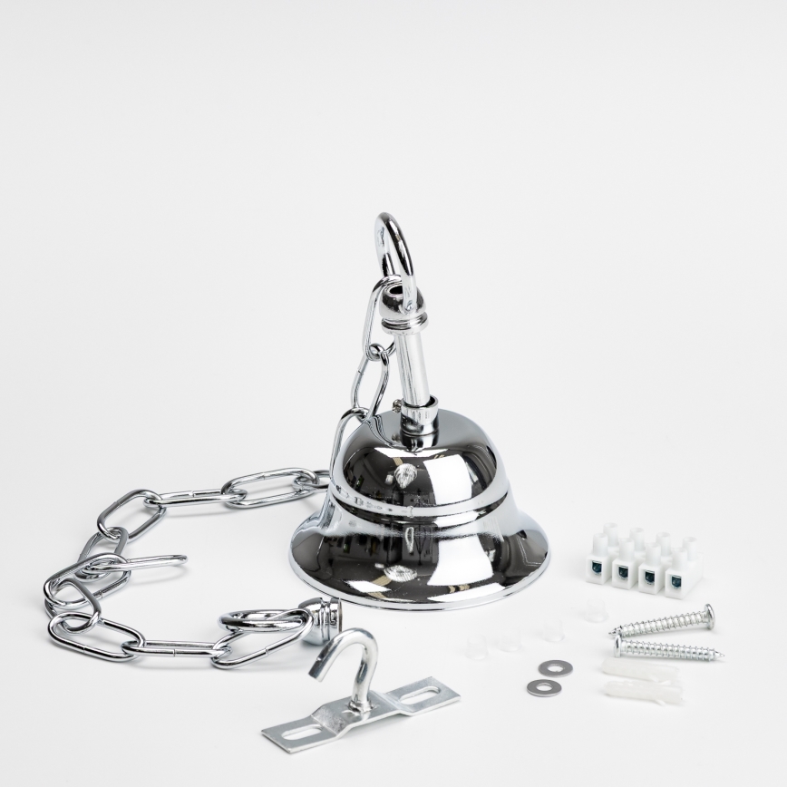 Brilagi - LED Lámpara colgante de cristal MOZART 5xE14/40W/230V cromo brillante