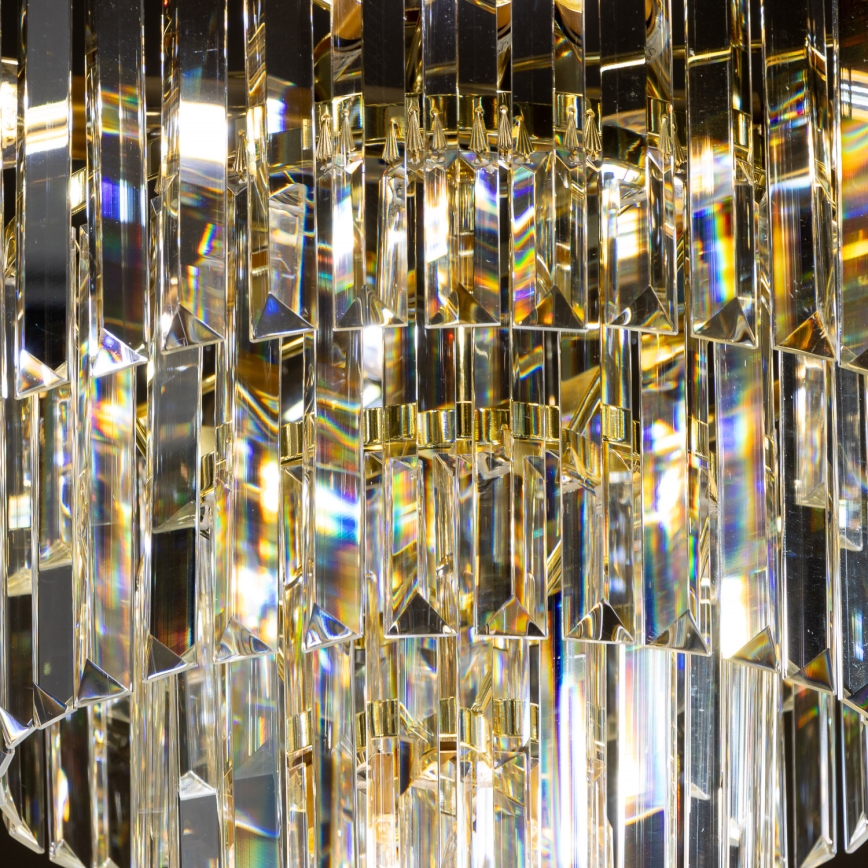 Brilagi - LED Lámpara colgante de cristal MOZART 5xE14/40W/230V dorado