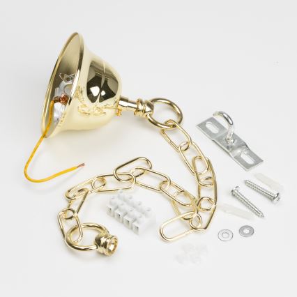 Brilagi - LED Lámpara colgante de cristal MOZART 5xE14/40W/230V dorado