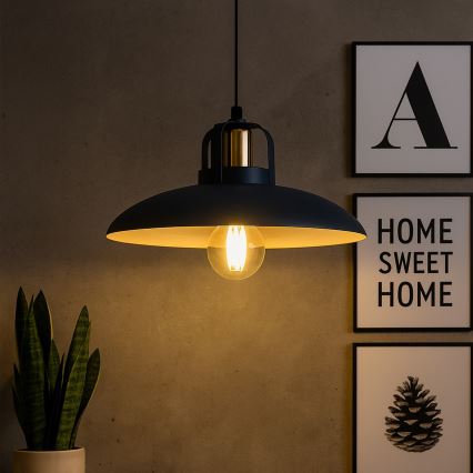 Brilagi - LED Lámpara colgante FLAMENGO 1xE27/60W/230V azul