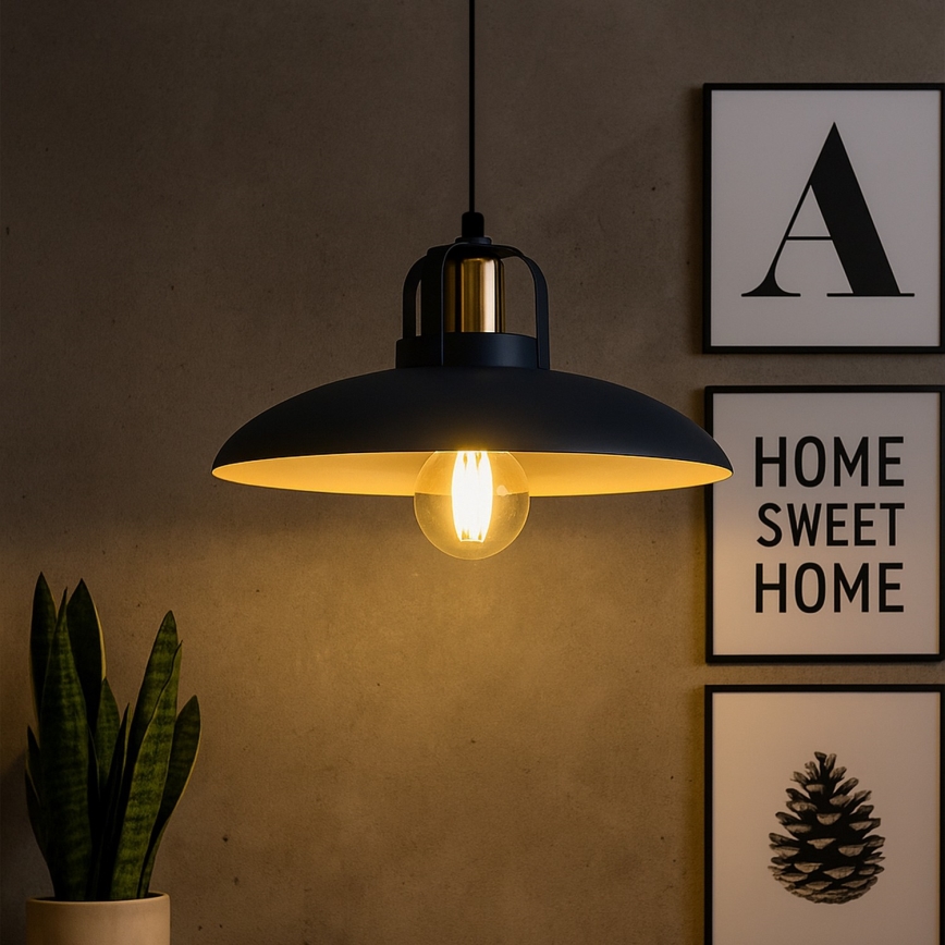 Brilagi - LED Lámpara colgante FLAMENGO 1xE27/60W/230V azul