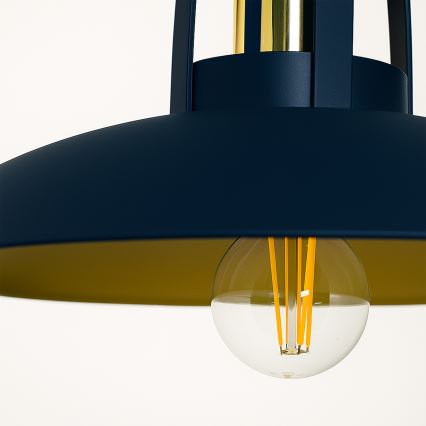 Brilagi - LED Lámpara colgante FLAMENGO 1xE27/60W/230V azul