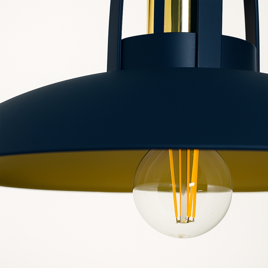 Brilagi - LED Lámpara colgante FLAMENGO 1xE27/60W/230V azul