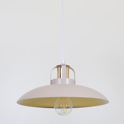 Brilagi - LED Lámpara colgante FLAMENGO 1xE27/60W/230V beige