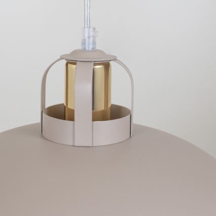 Brilagi - LED Lámpara colgante FLAMENGO 1xE27/60W/230V beige