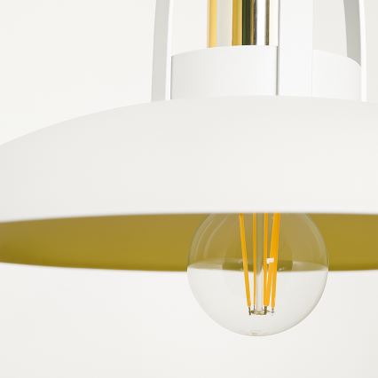 Brilagi - LED Lámpara colgante FLAMENGO 1xE27/60W/230V blanco