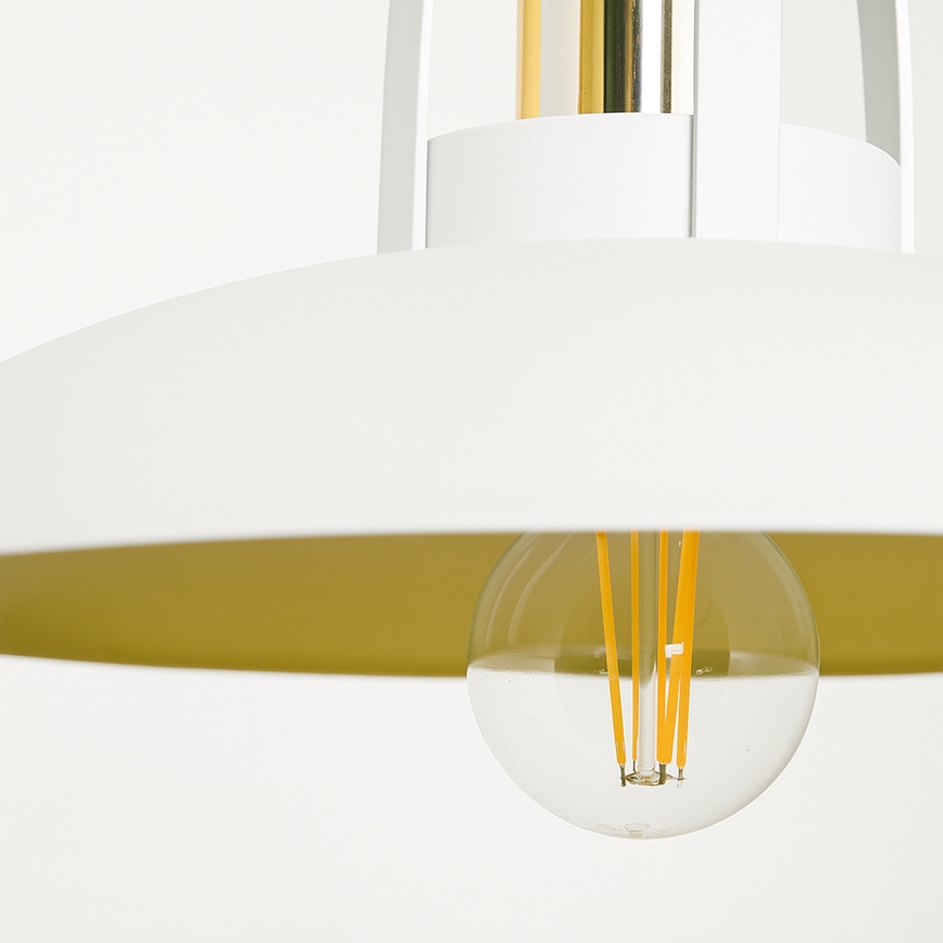 Brilagi - LED Lámpara colgante FLAMENGO 1xE27/60W/230V blanco