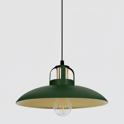 Brilagi - LED Lámpara colgante FLAMENGO 1xE27/60W/230V verde