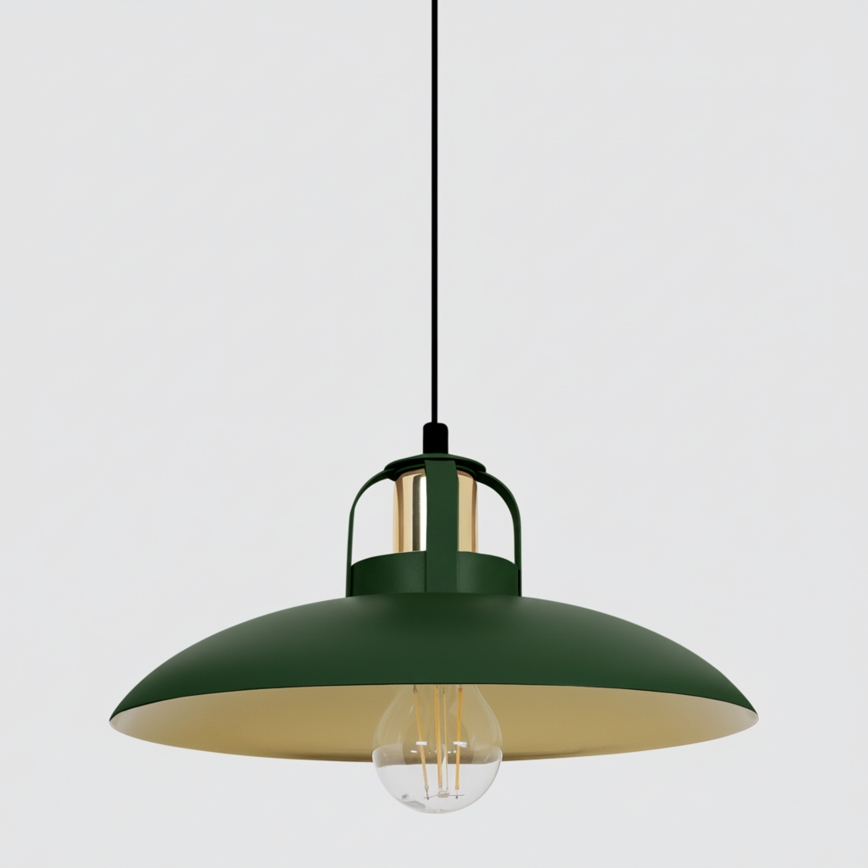 Brilagi - LED Lámpara colgante FLAMENGO 1xE27/60W/230V verde