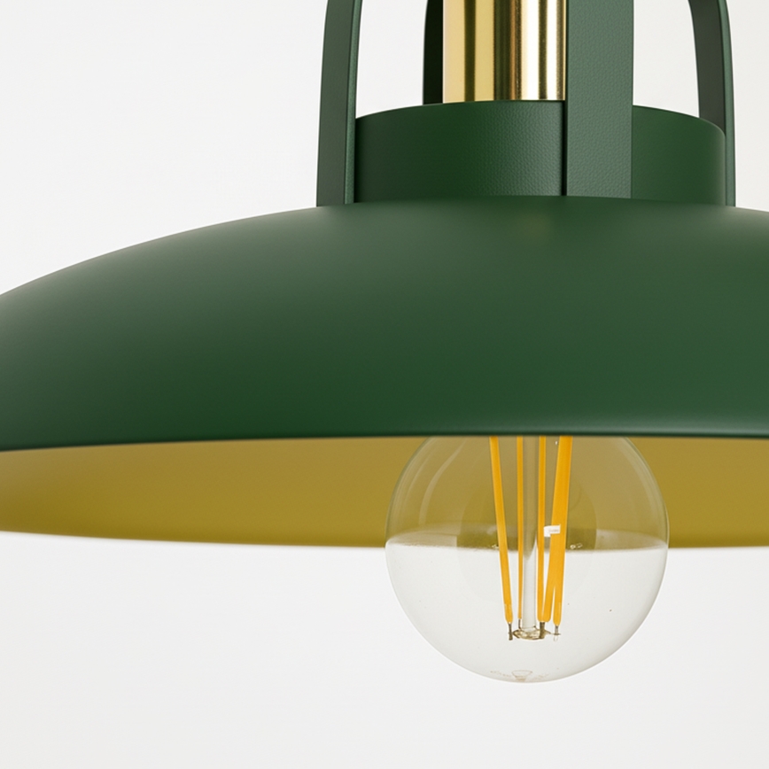 Brilagi - LED Lámpara colgante FLAMENGO 1xE27/60W/230V verde