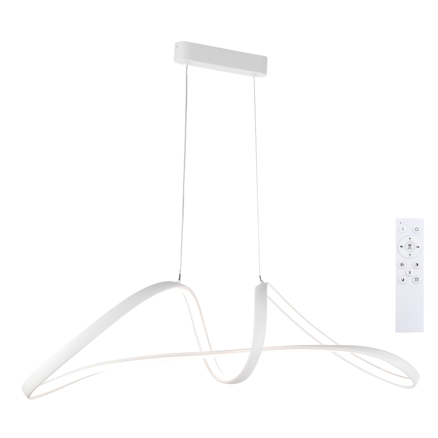 Brilagi - Lámpara colgante LED regulable con cable TWISTER LED/60W/230V 3000-6000K blanco + control remoto