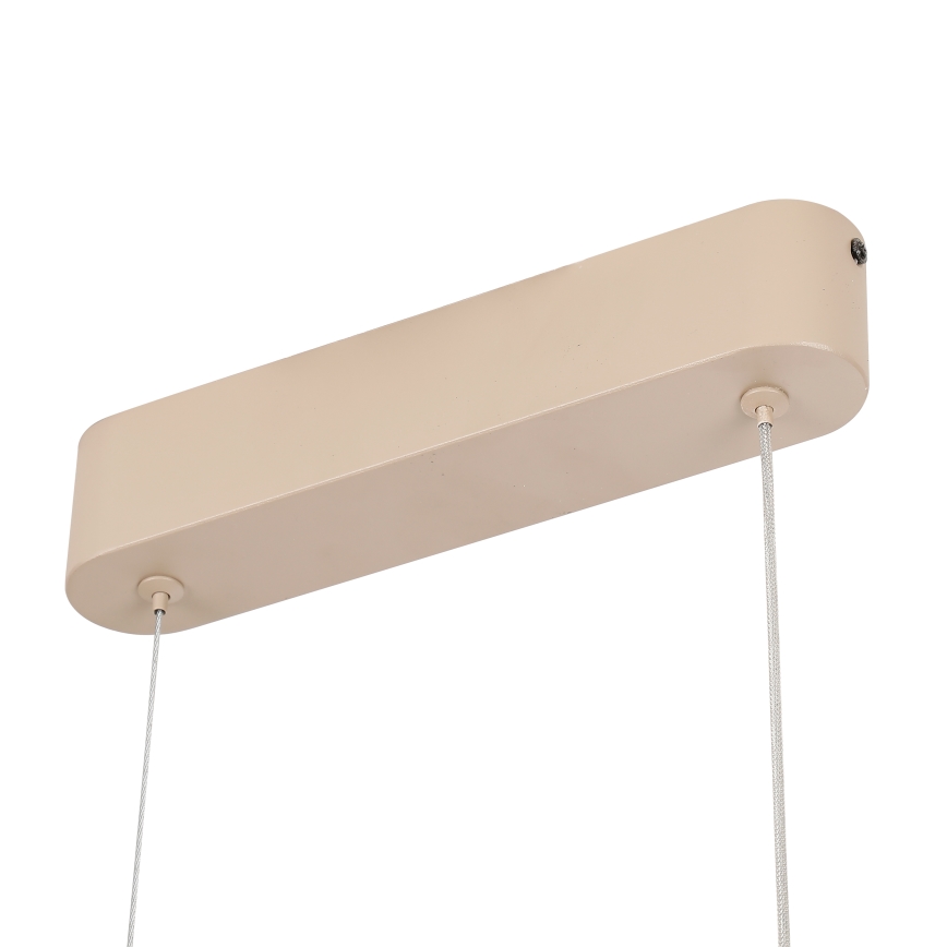 Brilagi - Lámpara colgante regulable de cable TWISTER LED/60W/230V 3000-6000K beige + mando a distancia