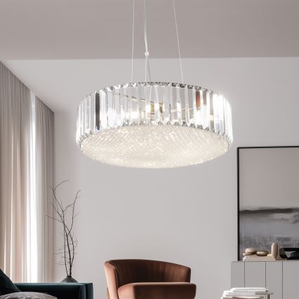 Brilagi - LED Lámpara de araña de cristal sobre cable GLAMOUR 5xG9/42W/230V