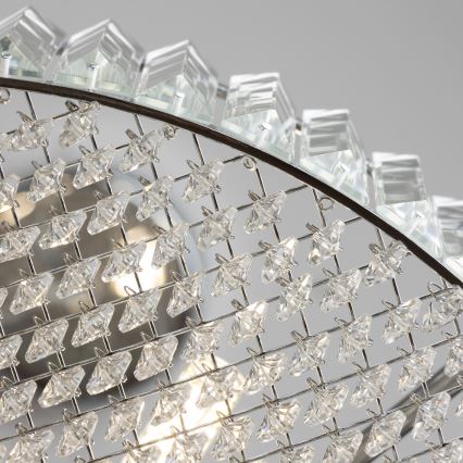 Brilagi - LED Lámpara de araña de cristal sobre cable GLAMOUR 5xG9/42W/230V