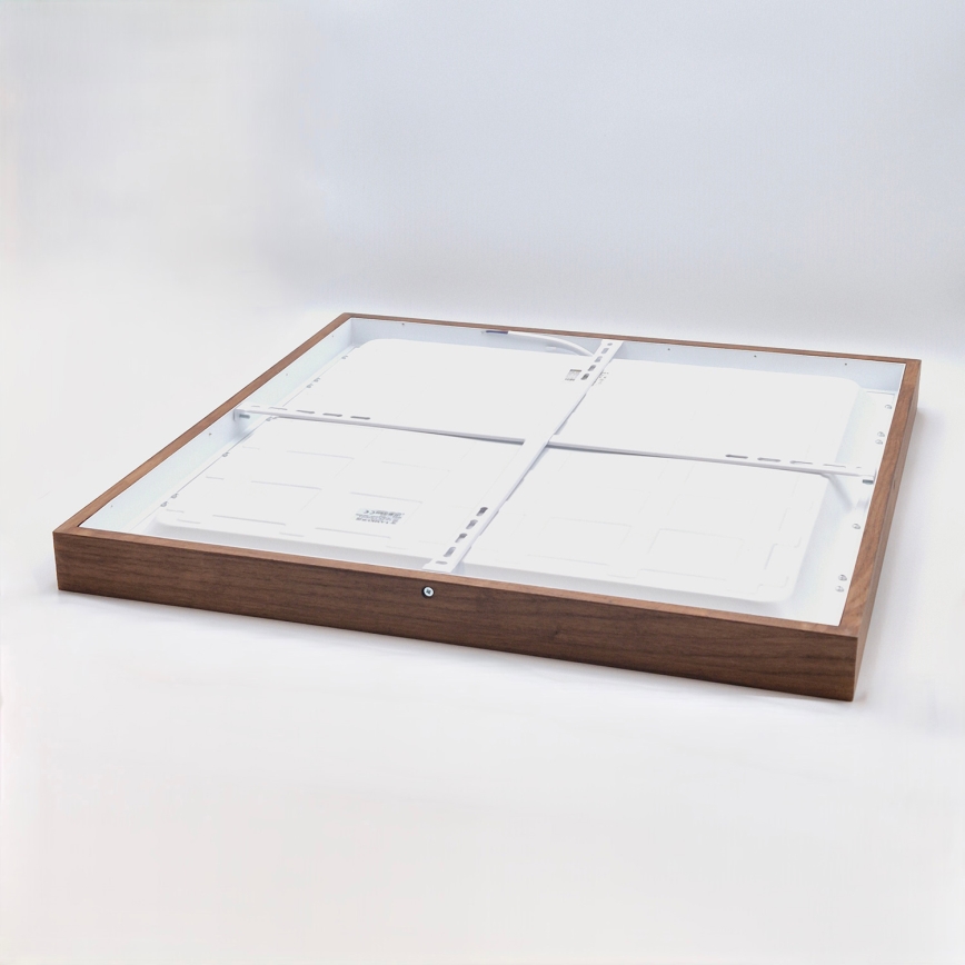Brilagi - LED Lámpara de techo de baño WOODY FRAME LED/40W/230V 60x60 cm IP44 cereza