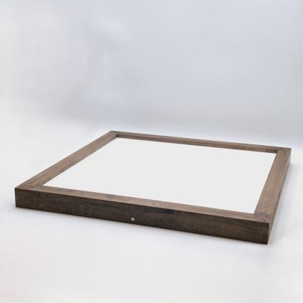 Brilagi - LED Lámpara de techo para baño WOODY FRAME LED/50W/230V 60x60 cm IP44 nogal