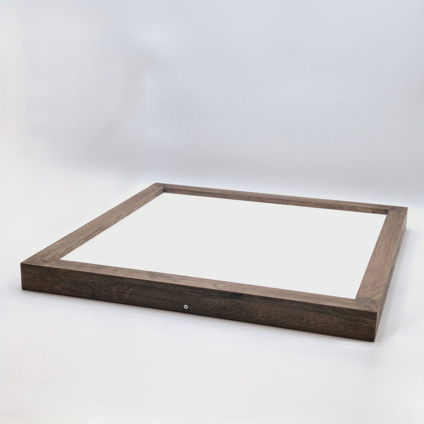 Brilagi - LED Lámpara de techo para baño WOODY FRAME LED/50W/230V 60x60 cm IP44 nogal