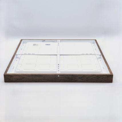 Brilagi - LED Lámpara de techo para baño WOODY FRAME LED/50W/230V 60x60 cm IP44 nogal