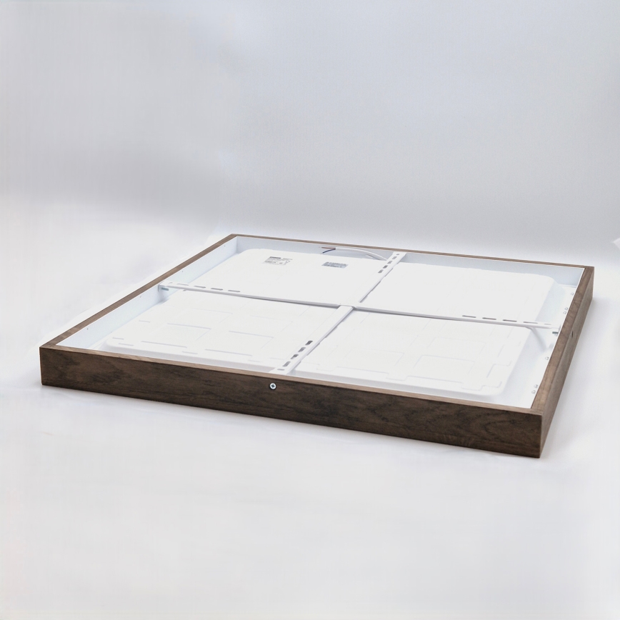Brilagi - LED Lámpara de techo para baño WOODY FRAME LED/50W/230V 60x60 cm IP44 nogal
