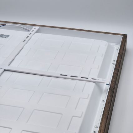 Brilagi - LED Lámpara de techo para baño WOODY FRAME LED/50W/230V 60x60 cm IP44 nogal
