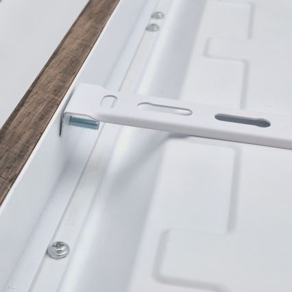 Brilagi - LED Lámpara de techo para baño WOODY FRAME LED/50W/230V 60x60 cm IP44 nogal