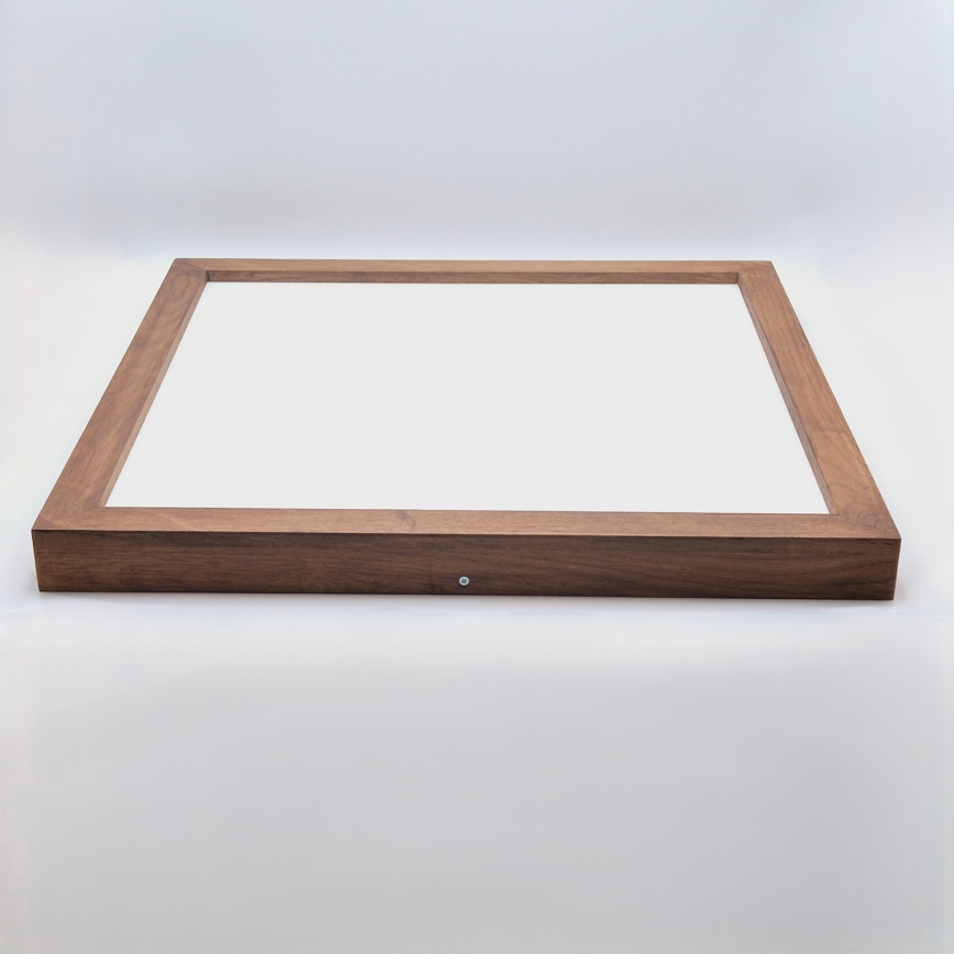 Brilagi - LED Lámpara de Techo para Baño WOODY FRAME LED/50W/230V 60x60 cm IP44 roble cereza