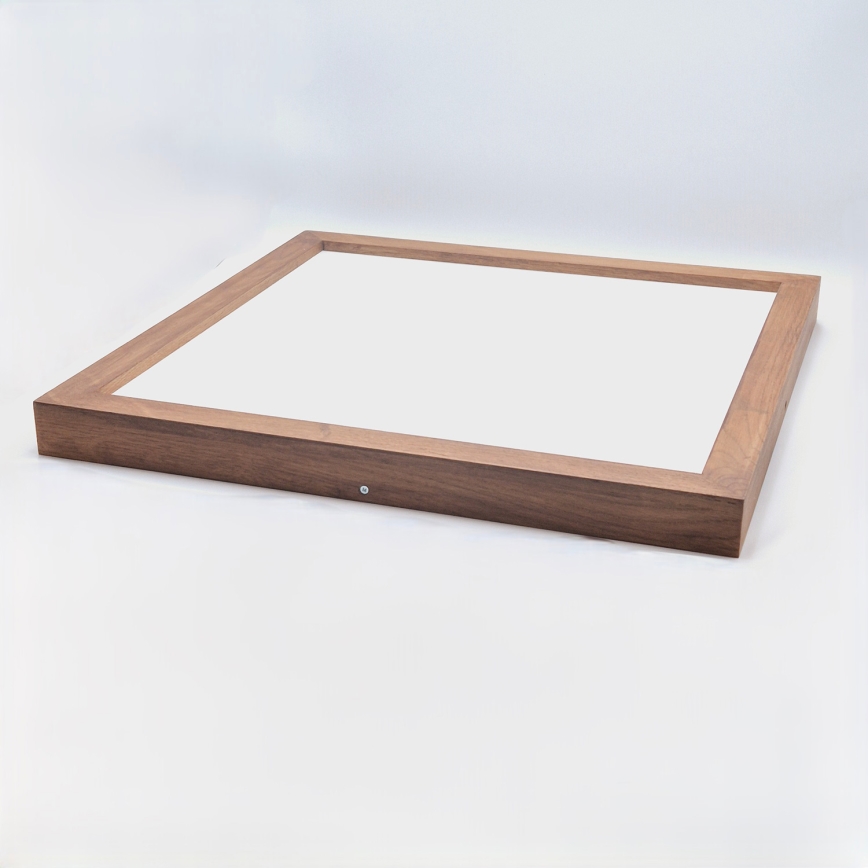Brilagi - LED Lámpara de Techo para Baño WOODY FRAME LED/50W/230V 60x60 cm IP44 roble cereza