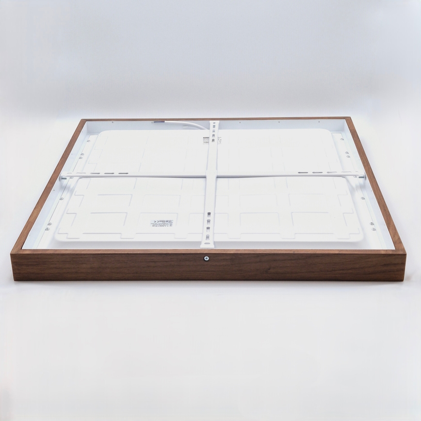 Brilagi - LED Lámpara de Techo para Baño WOODY FRAME LED/50W/230V 60x60 cm IP44 roble cereza