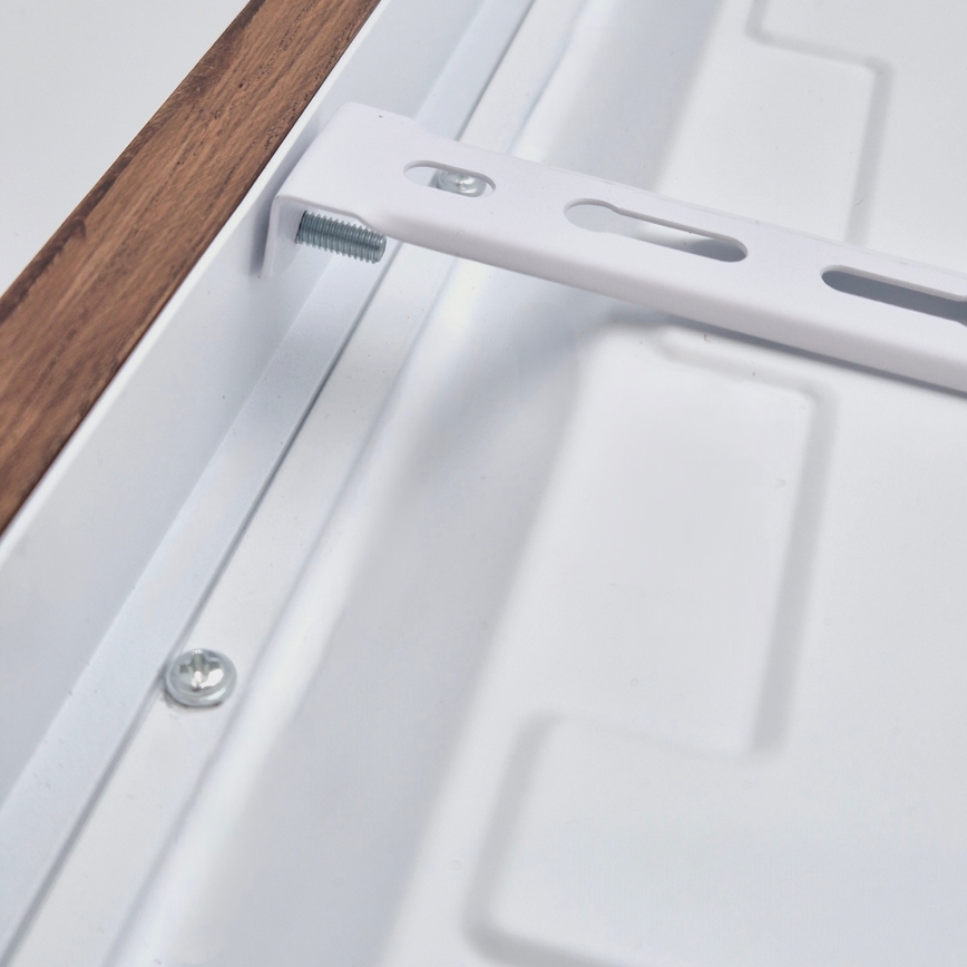 Brilagi - LED Lámpara de Techo para Baño WOODY FRAME LED/50W/230V 60x60 cm IP44 roble cereza