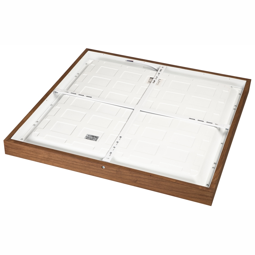Brilagi - LED Lámpara de Techo para Baño WOODY FRAME LED/50W/230V 60x60 cm IP44 roble cereza