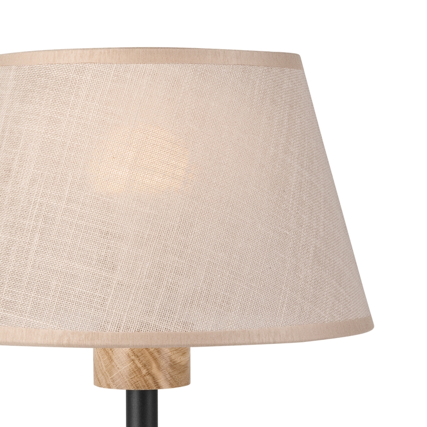 Brilagi - LED Lámpara de mesa ANTHONY 1xE27/60W/230V roble/beige