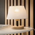Brilagi - LED Lámpara de mesa ANTHONY 1xE27/60W/230V roble/blanco