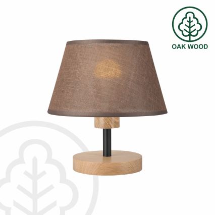 Brilagi - LED Lámpara de mesa ANTHONY 1xE27/60W/230V roble/marrón