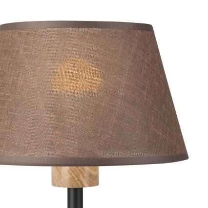 Brilagi - LED Lámpara de mesa ANTHONY 1xE27/60W/230V roble/marrón
