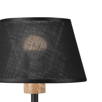 Brilagi - LED Lámpara de mesa ANTHONY 1xE27/60W/230V roble/negro