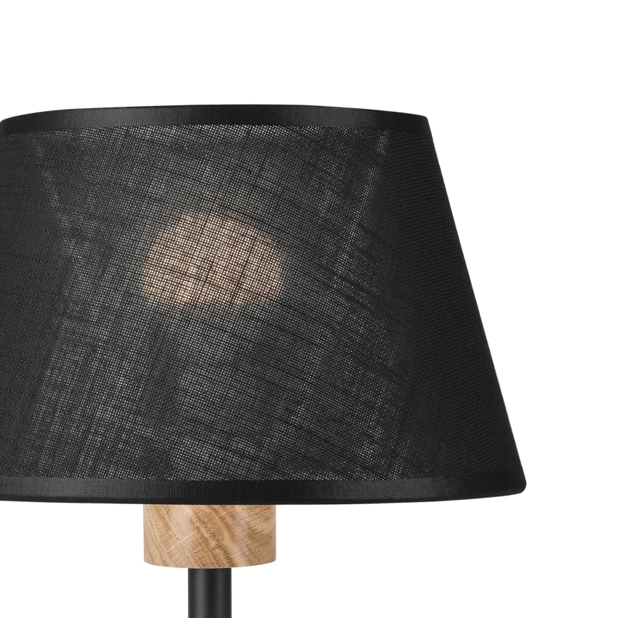 Brilagi - LED Lámpara de mesa ANTHONY 1xE27/60W/230V roble/negro