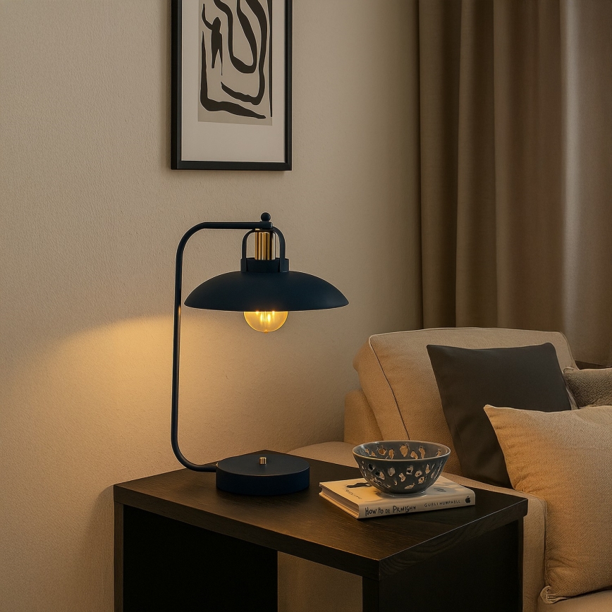 Brilagi - LED Lámpara de mesa FLAMENGO 1xE27/60W/230V azul