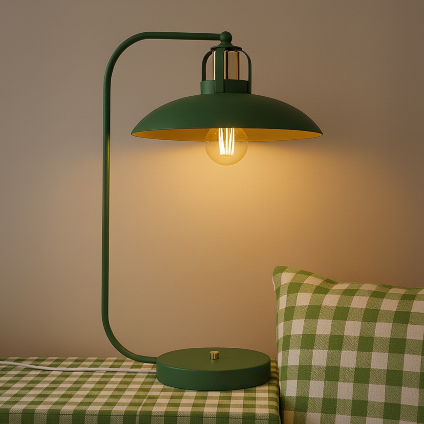 Brilagi - LED Lámpara de mesa FLAMENGO 1xE27/60W/230V verde